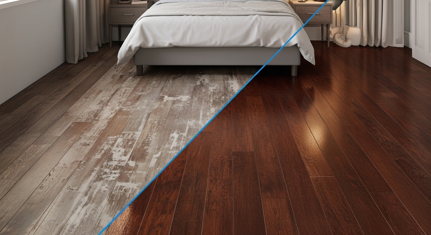 Quarto - piso recuperado